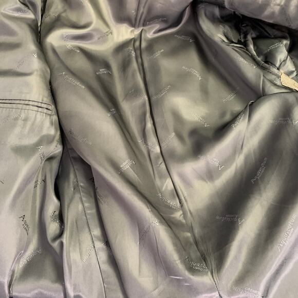 AQUASCUTUM Size 42 Navy Wool Single Breasted Sport Coat - Picture 6 of 8